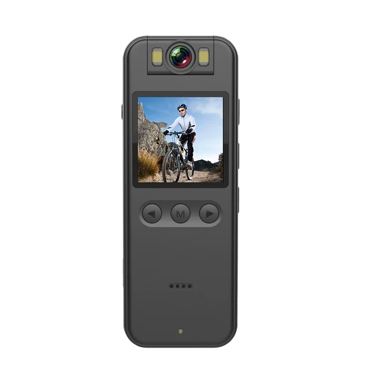 1.4 inch lcd display Ultra HD night vision security wifi hotspots 2K meeting camera pocket dv mini CS12 body camera with audio