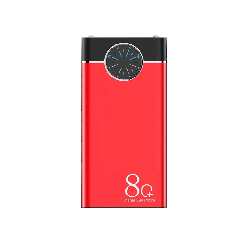 Wholesale Promotional Gift Clock Style 20000 MA Universal Large Capacity Mobile Powerbank Charging Power Bank Customized