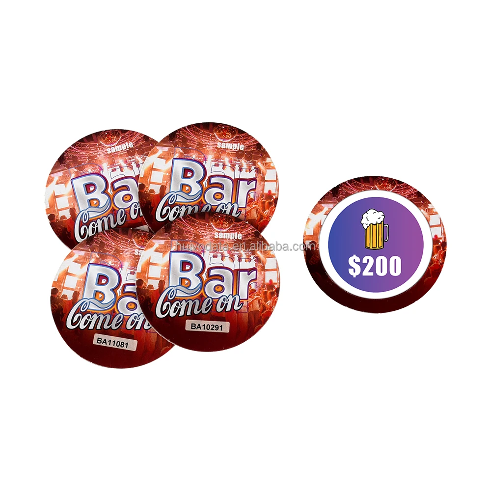 Spherical pull tab Cards Custom Double Sided Printing games pull tabs and break open lottery ticket One Window Pull Tabs tickets