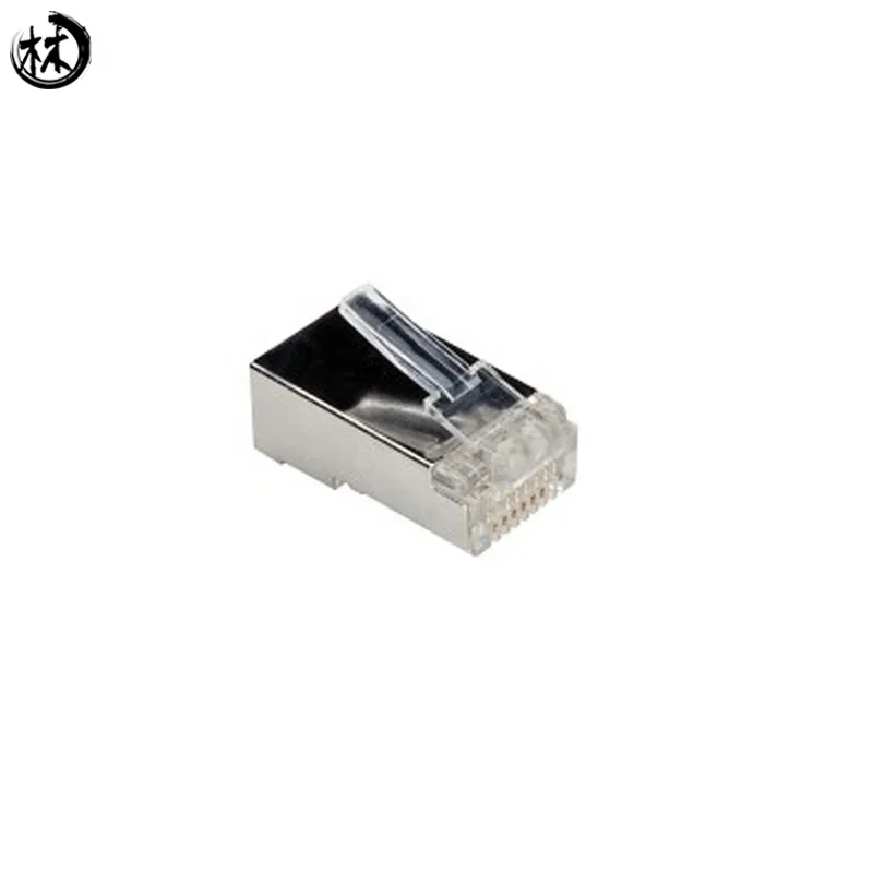 RJ45 модульный разъем Cat6 FTP SFTP экранированный Золотой контакт