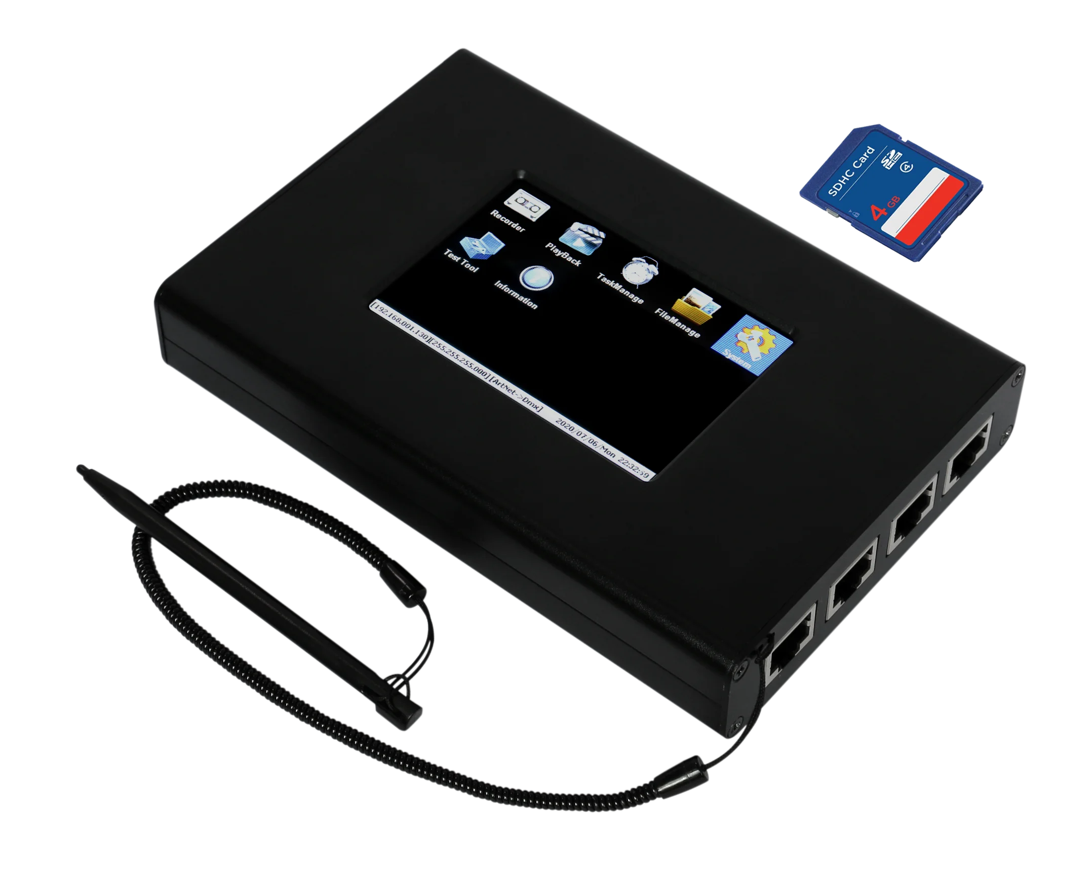 Artnet dmx pixel controller Knot rj45 с рекордером artnet и проигрывателем