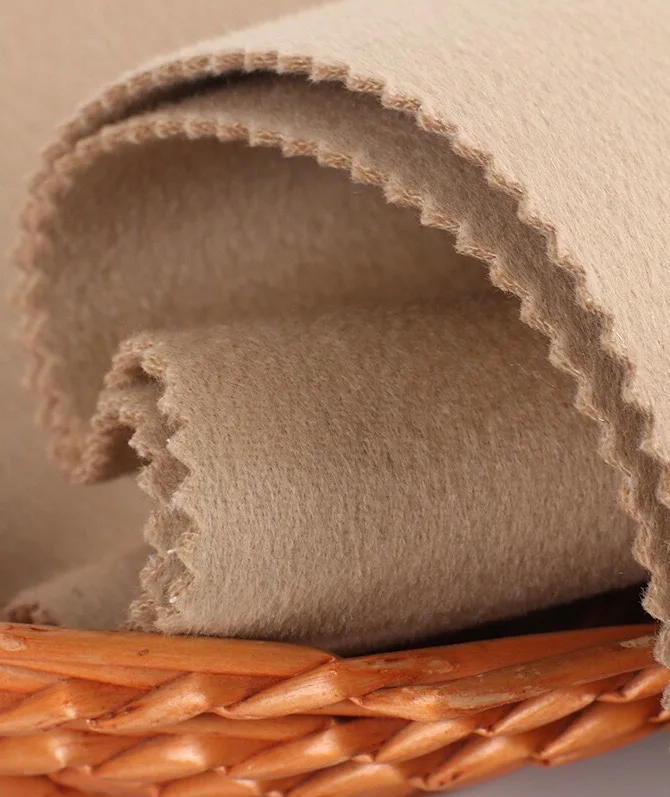 
 Hot Selling Double Faced Heavy 95% Merino Italian Wool Fabric For Overcoats  