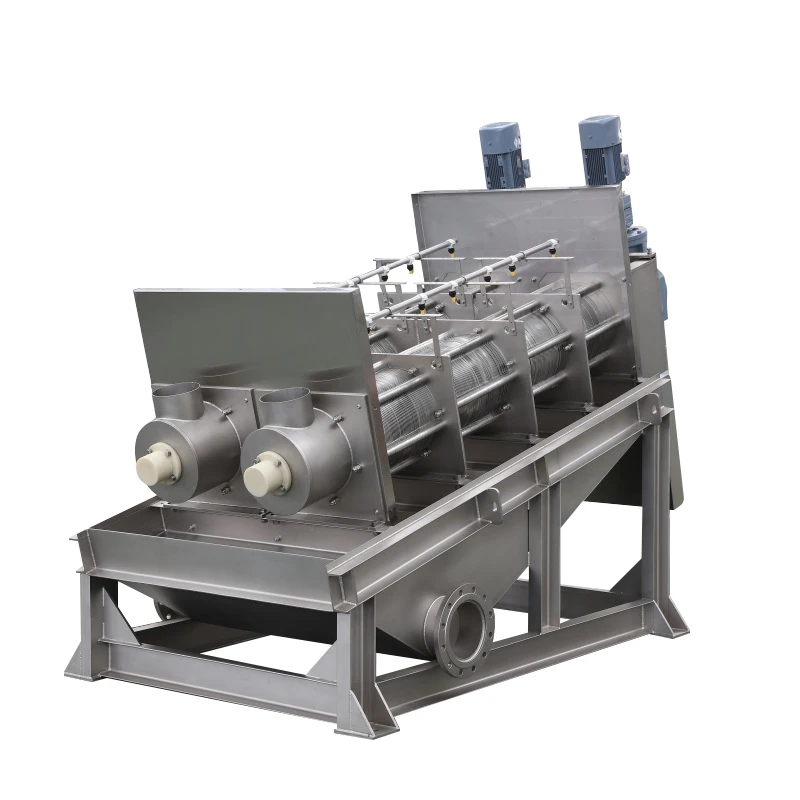 JingJin Good Quality 24 Hours Automatic Running Cost Saving Screw Press Sludge Dewatering Machine