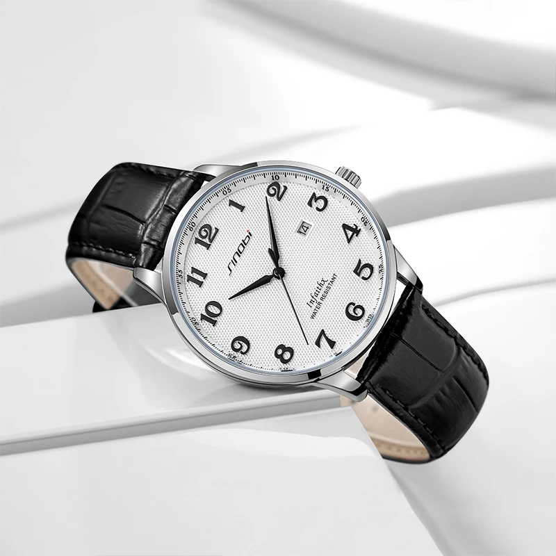 Sinobi чистые высококачественные мужские кварцевые часы на заказ montre homme