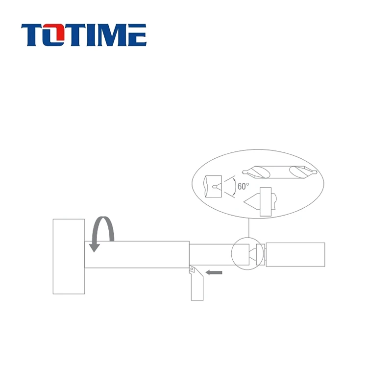 Original Swiss Tools DIXI Center Drills DIN 333A CNC Drilling Tools for Steel Aluminum machining