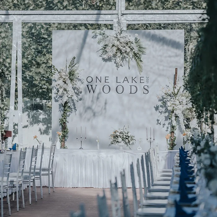 Outdoor Transparent PVC Marquee Wedding Party Tent 10x20 15x30 20x30 Large High Quality Aluminum Church Tent