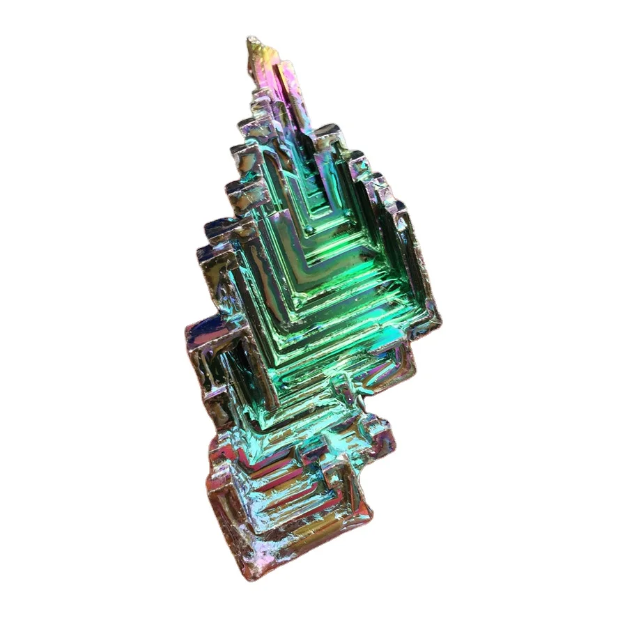 
 Высококачественный небольшого размера натуральный красочный образец висмутной руды кристаллический минерал для украшения  