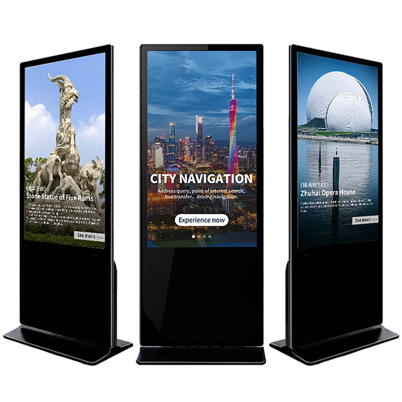 Напольный рекламный плеер totem android интерактивный сенсорный экран киоск ЖК-дисплей цифровые вывески и дисплеи
