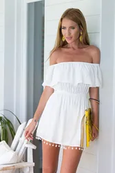 Cheap Clothes For Women In Bulk Solid Fashion Strapless Mini Dresses Elegant Casual Dress