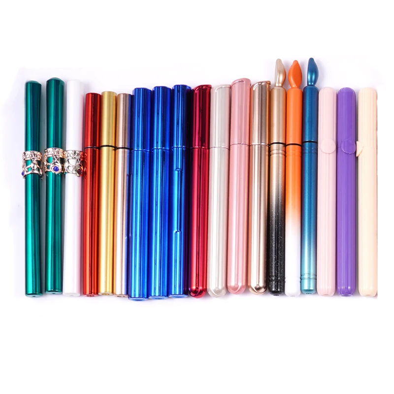 50pcs moq private label Custom logo liquid eyeliner pencil  glitter waterproof eyeliner pen black bulk eyelash sticker