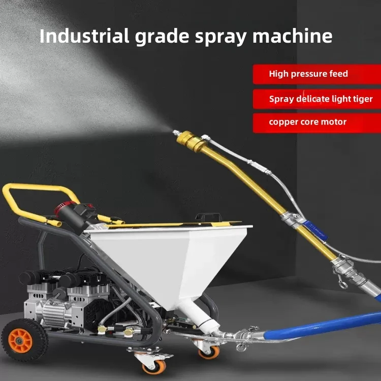 Professional Electric Wall Airless Waterproof Paint Putty Texture Spray Mortar Cement Plaster Machine Screw Pumps