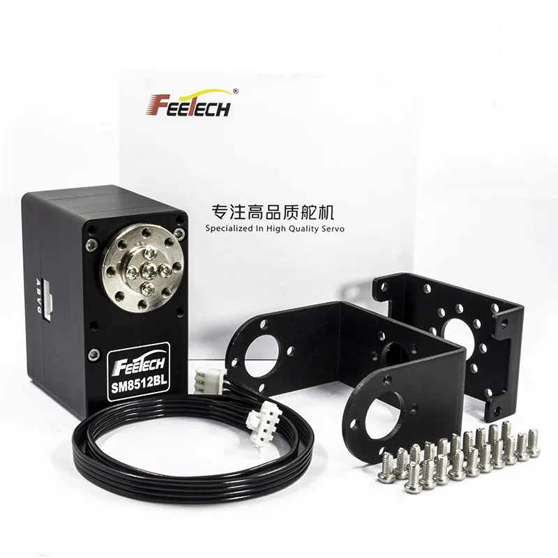 Сервопривод Feetech SM8512BL 85 кг для всенаправленного движущегося автоматического транспортного средства AGV сервомотор обработки складов