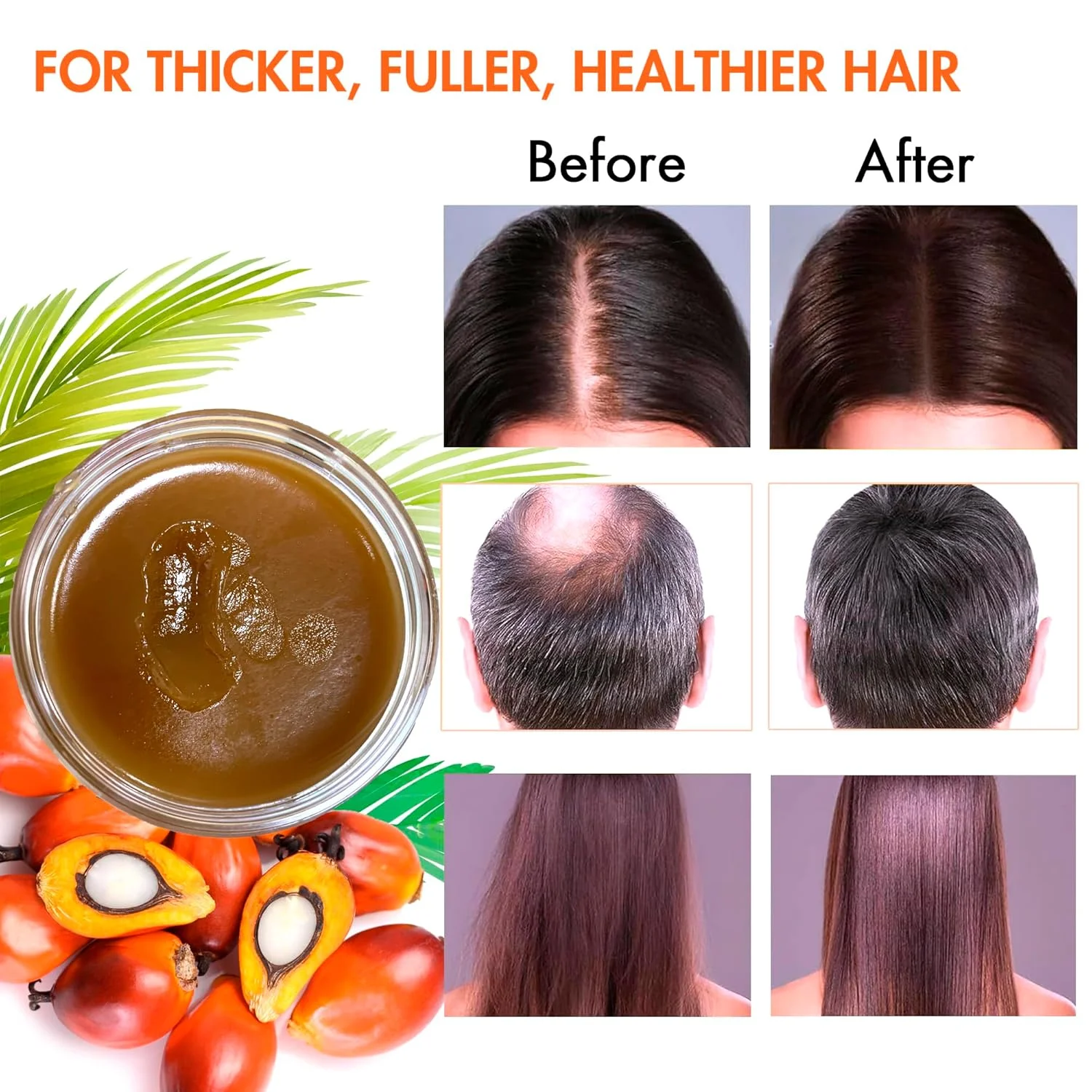 Manufacturers Organic Honduran Batana Oil Hair Growth Deep Hair Care Pure Batana Hair Oil Smoothing Thickening Treatment Butter