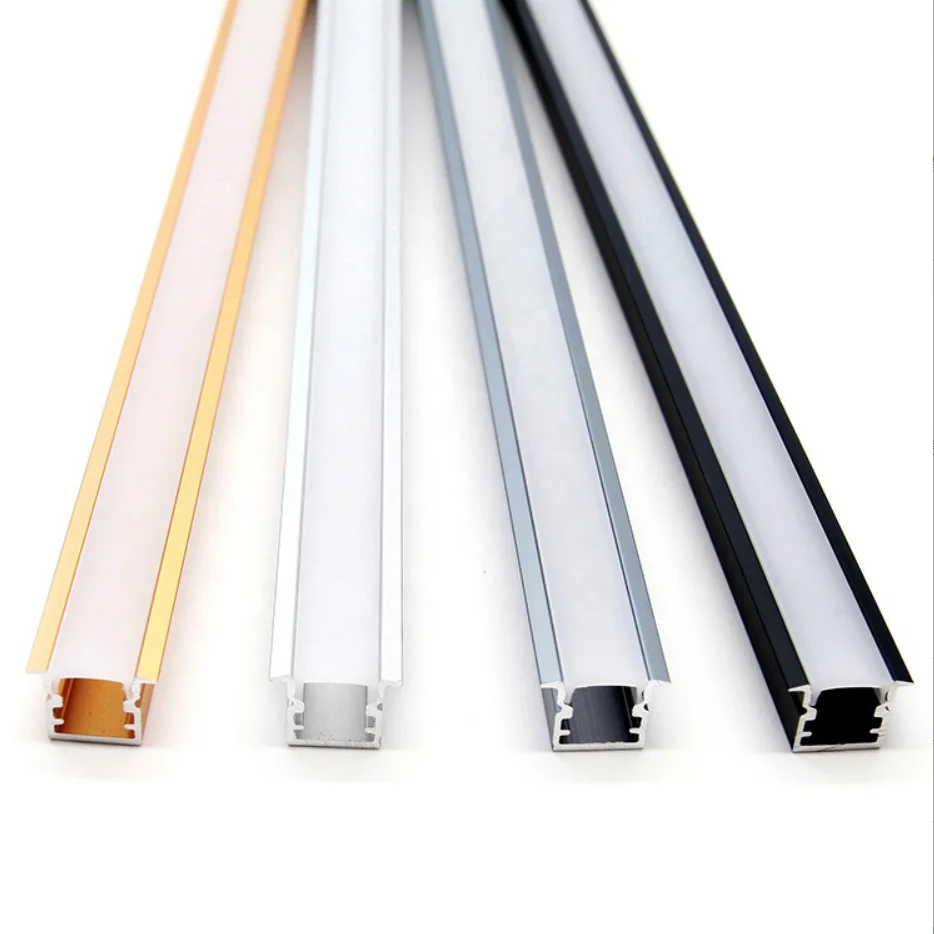OEM Custom LED Aluminum Profiles channel Extrusion Profile For Strip Lights