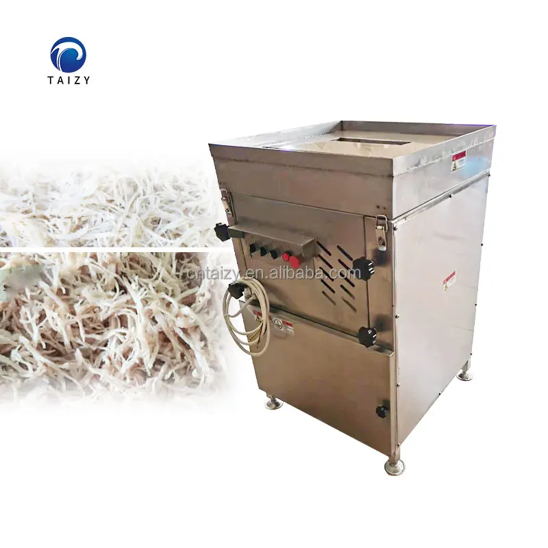 automatic cooked meat shredding cutting machine beef meat shredder machine