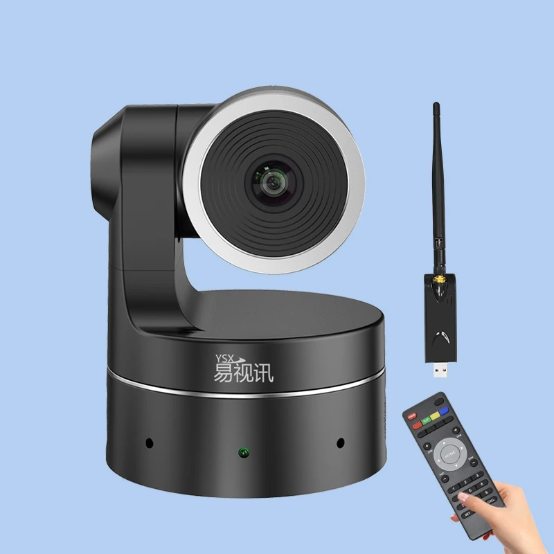 YSX-EC10-W Micro Wireless Conference Camera USB PTZ 1080P HD Webcam Wireless Video Conferencing System