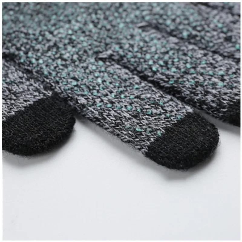 High-quality touch-screen warm cycling gloves knitted and non-slip suitable for men and women in winter outdoors