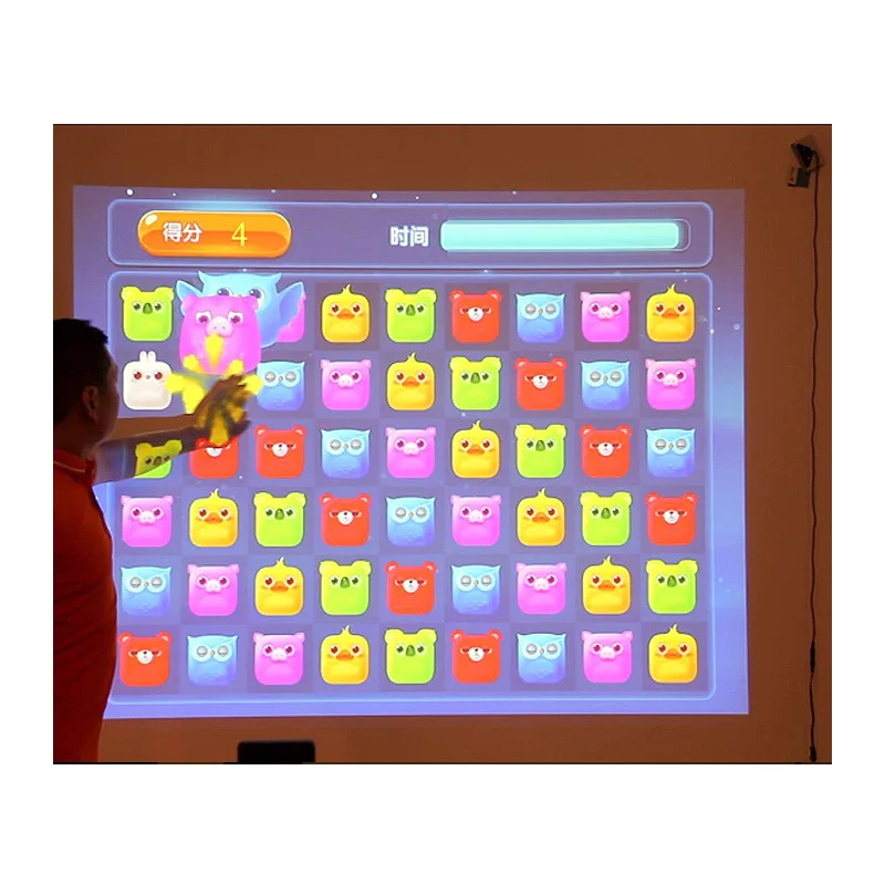 3D Interaction Throwing Ball Game Interactive Projection Wall Game with Ball Pool for Shopping Mall