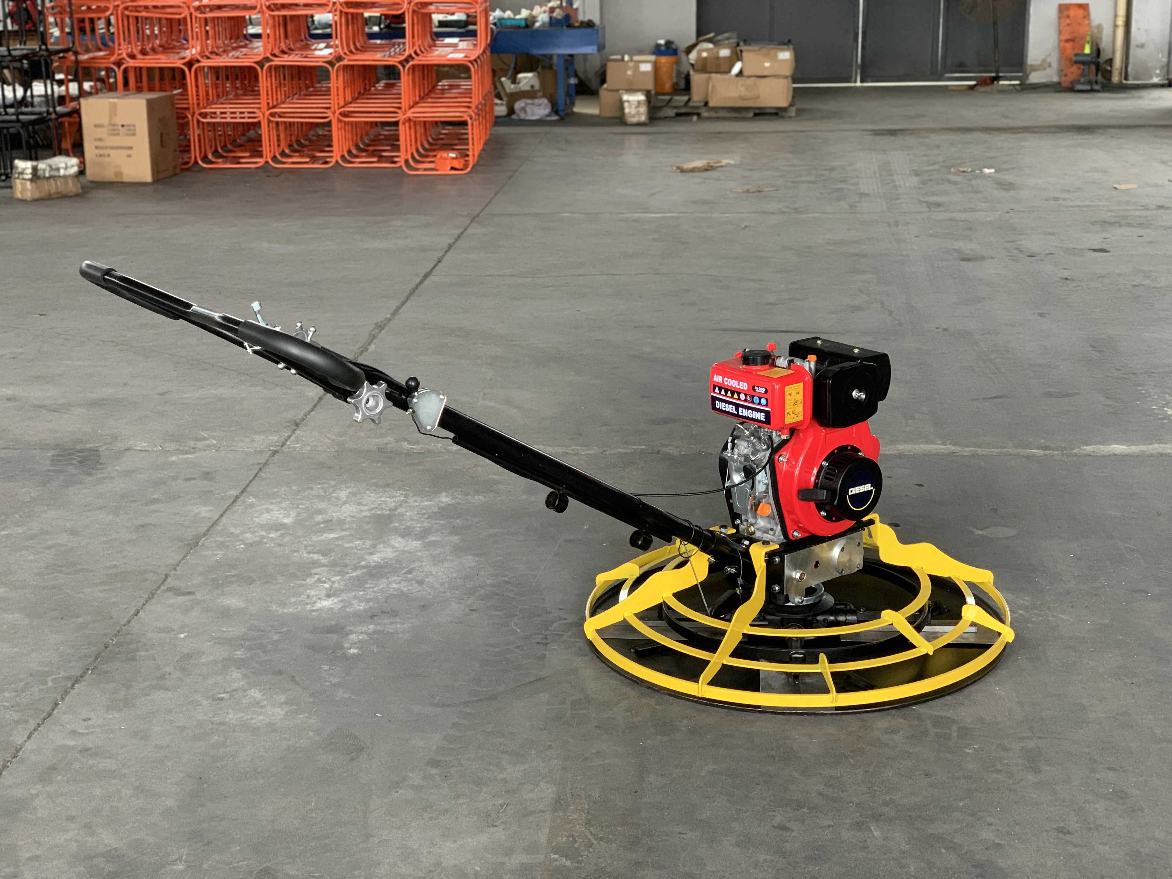 Diesel Engine 173F 1000mm Hand-held Concrete Power Trowel Finishing Tools Machine Ttowel