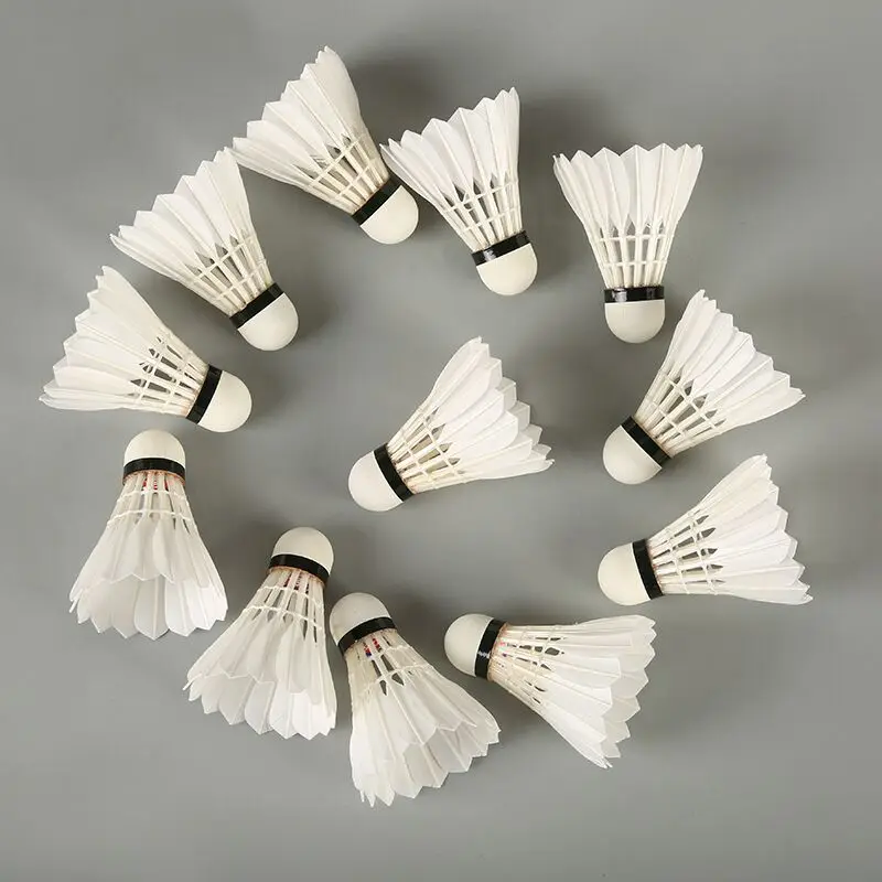 Wholesale Brand Quality Goose Feather Badminton Shuttlecock for International Tournament