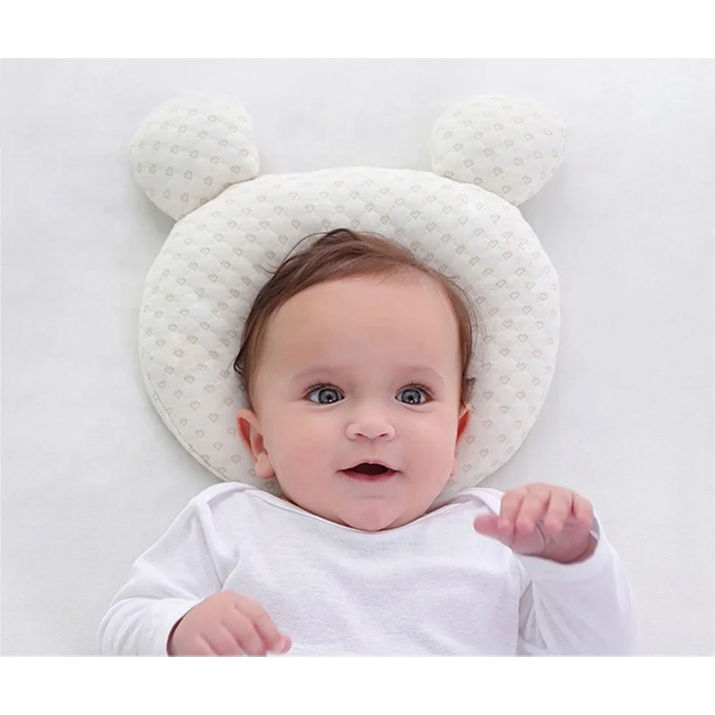 Cute Monkey Natural Shredded Foam Latex Newborn Head Pillow