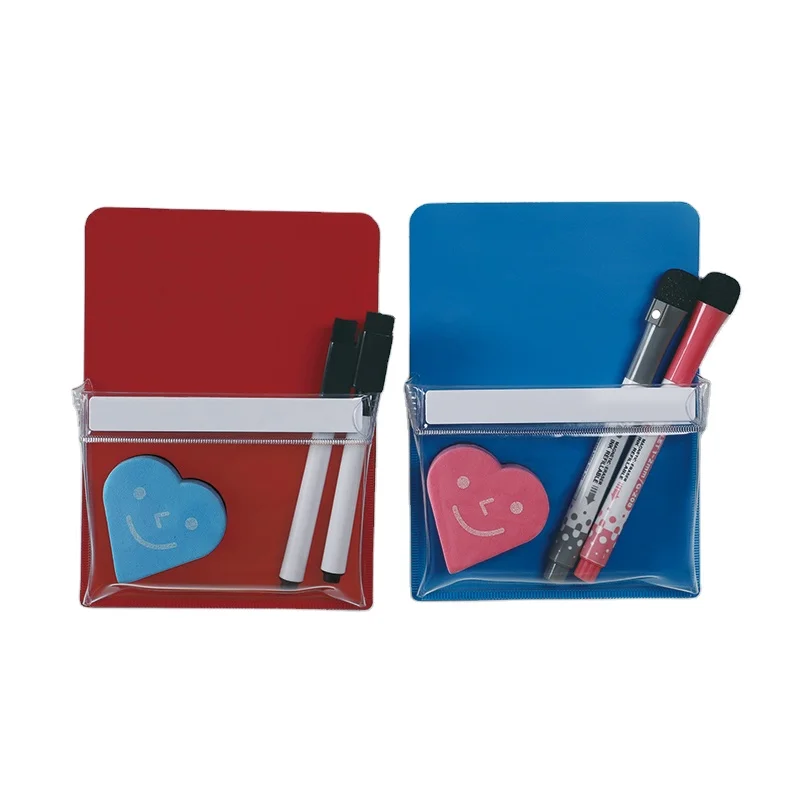 OEM Design Magnetic Pen Holder High Quality PVC Pen Holder For Office And School