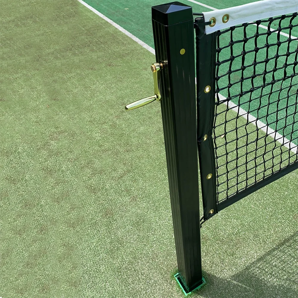 In-ground Square outdoor Indoor Tennis Posts For Single Or Doubles Tennis Nets System