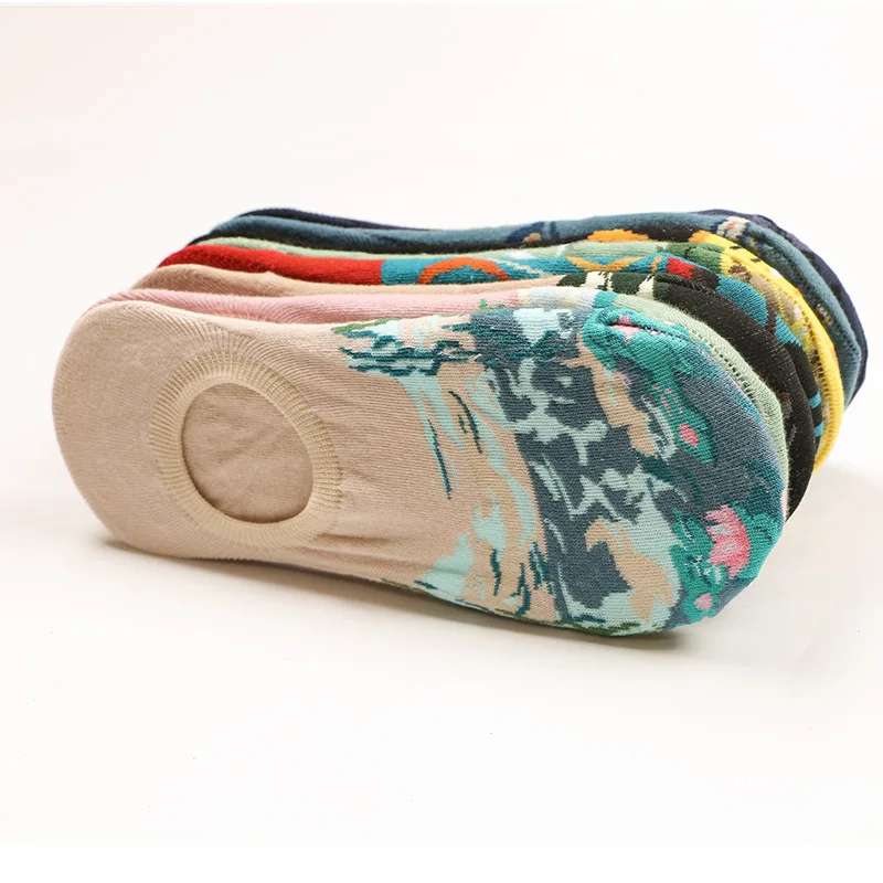 
Hot Sale Export Women Low Cut Non Slip No Show Invisible Socks 