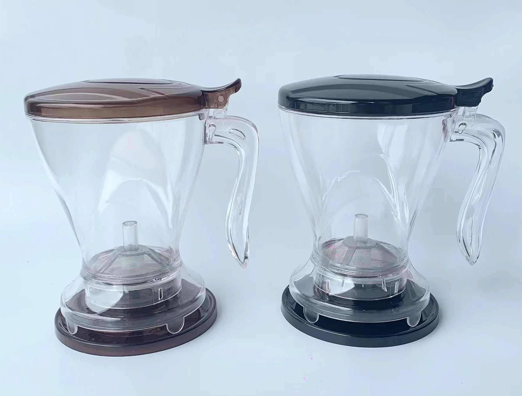 20oz 600ml Easy clean Tea Steeper Easy Brew Tea Infuser Teapot Bottom Dispensing Teapot With Coaster