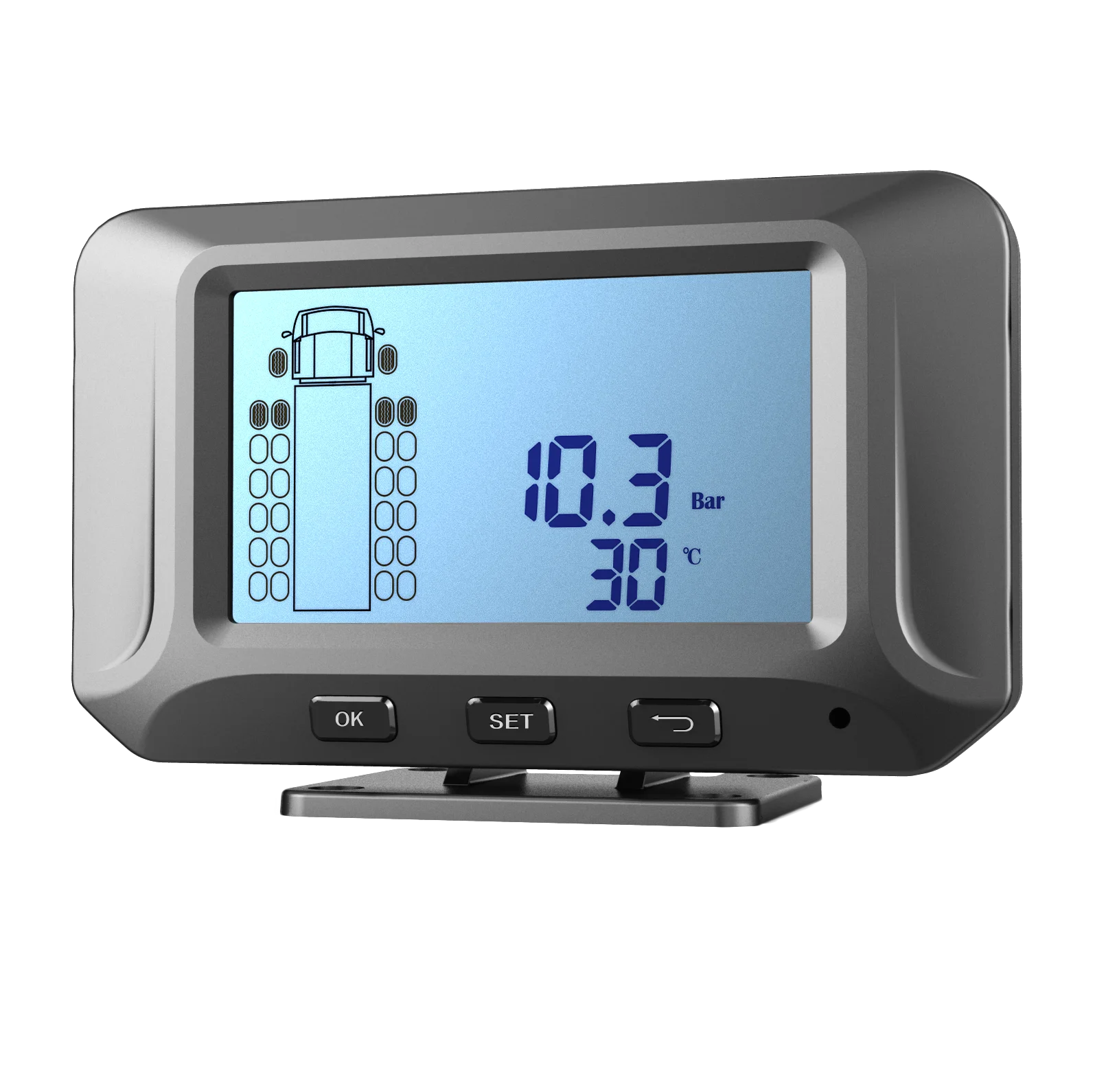 TPMS for truck and bus with internal and external sensor 26 tires display tire pressure monitoring