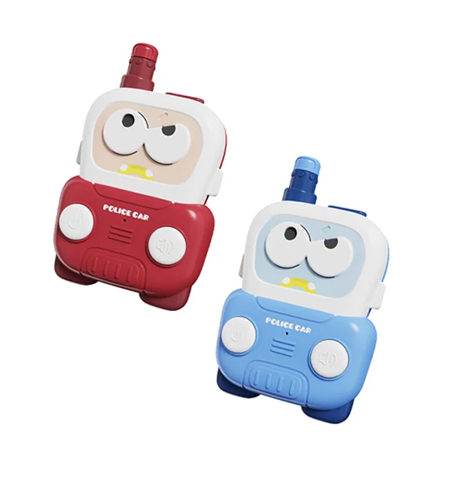 Kids Walkie Talkies 2 Pack cartoon car shape,Gifts Toys for Kids,for Kids Ages 3- 8 Camping Outdoor Games