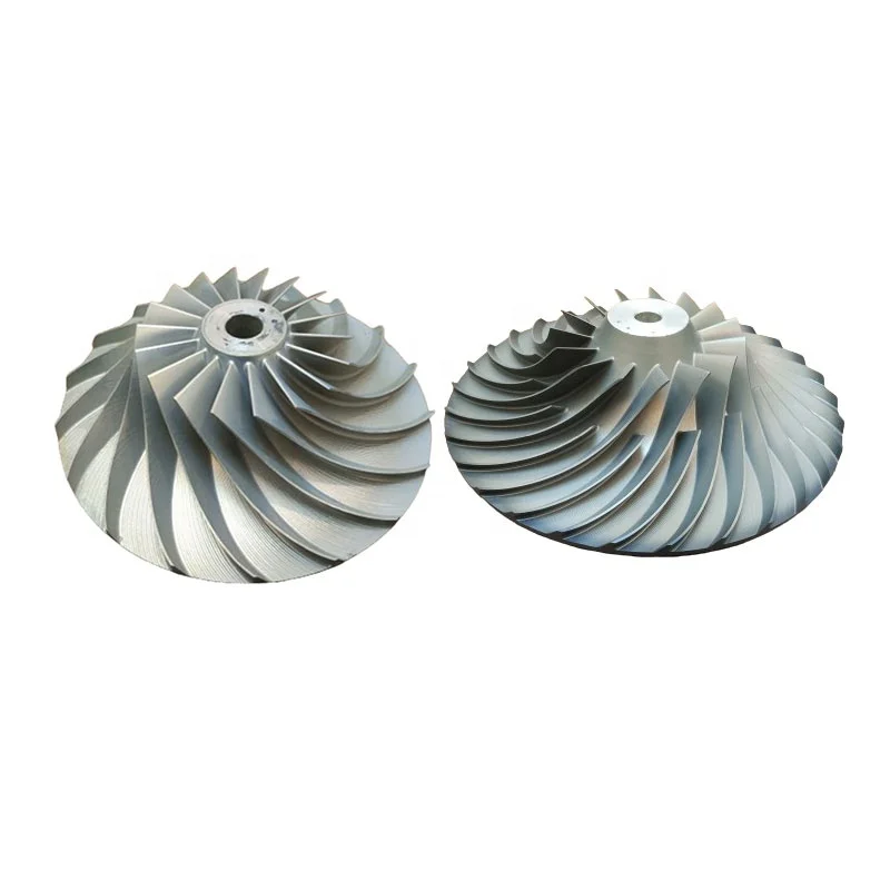 Tailored Precision Impeller Casting in Various Nickel Alloys and TitaniumCompressor Turbo Pump Machined Metal Turbine Wheel