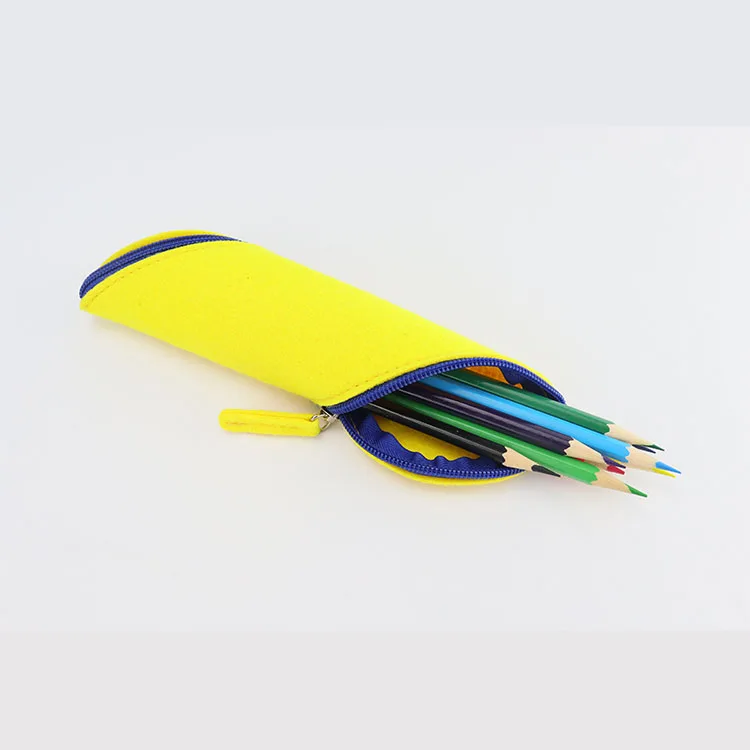 promotion gift colorful felt pencil case felt pen  pencil case felted pencil case