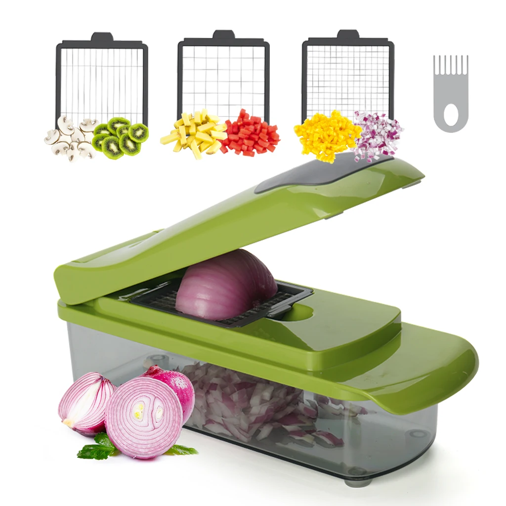 multifunctional vegetable accessories slicer leafy electrica manual food processor hand string pull vegetable-chopper