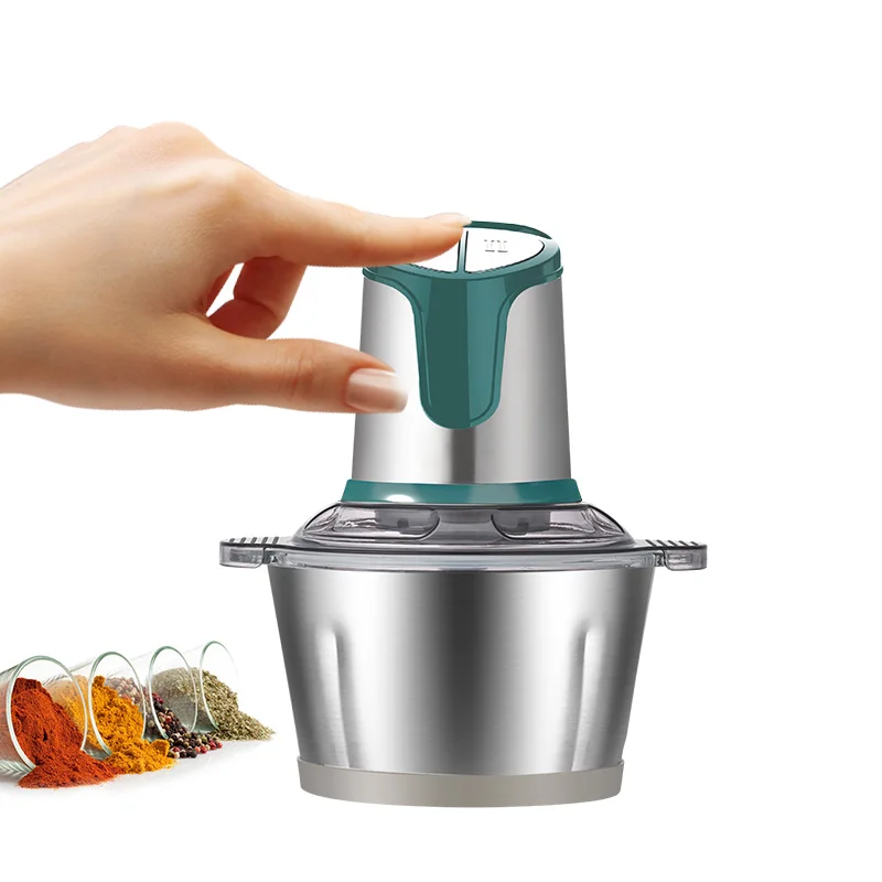 Chicken Meat Grinder Food Chopper Electric Food Processor Garlic Chopper Grinder Meat Machine for Food Meat Mixer Grinder