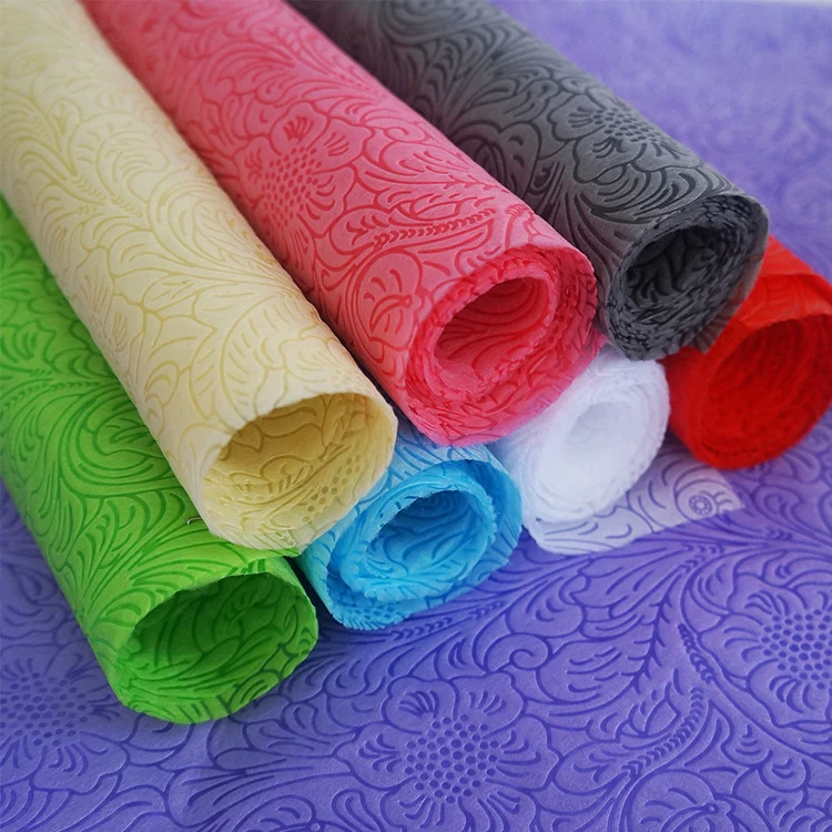 Biodegradable spun-bond non woven fabric for christmas gift flower wrapping paper