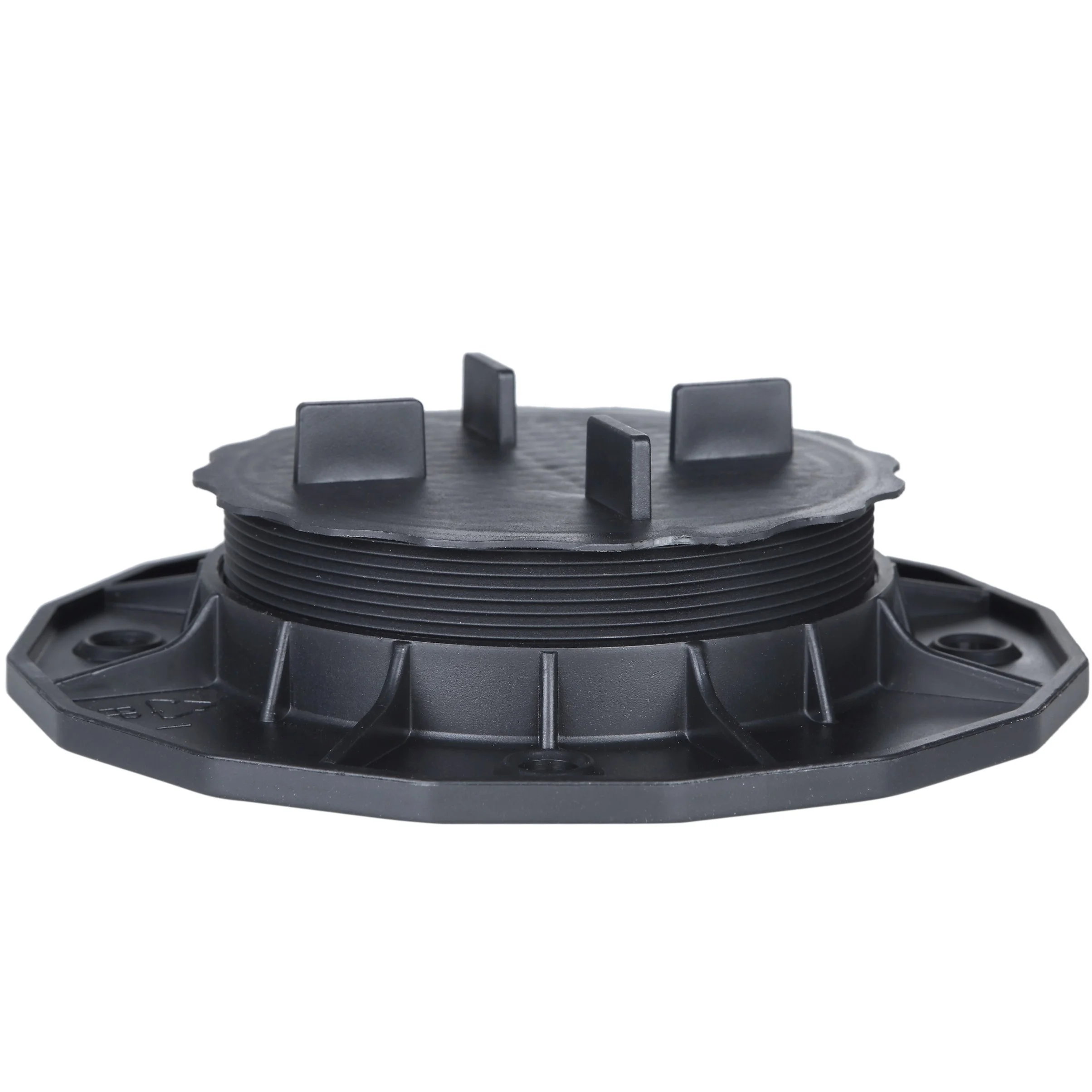 Huzhou диапазон screwjack с регулировкой по высоте пластмассовое основание XF-T201C