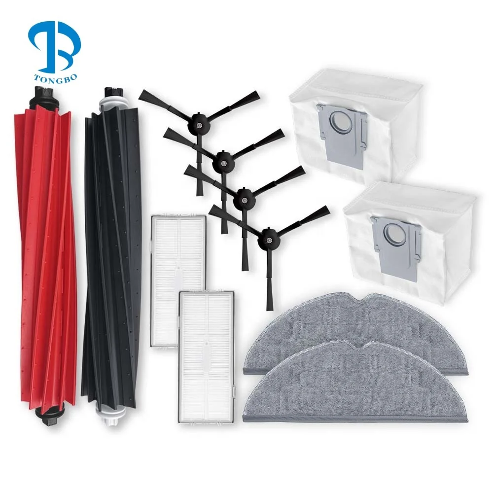 Main Side Brush Hepa Filter Mop Cloth Dust Bag Replacement Kit For Xiaomi Roborock S8 Pro Ultra/G20 Robotic Vacuum Cleaner Parts
