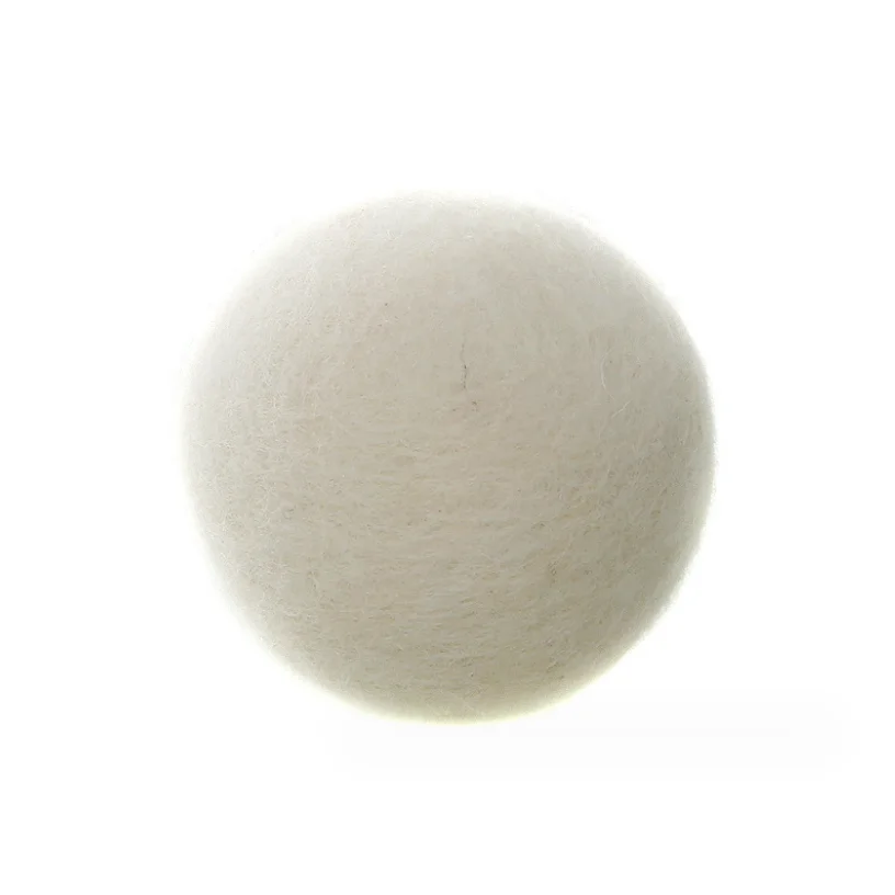 Trending Products 2024 New Arrivals Premium Organic Tumble Wool Laundry Drying Ball/wholesale Natural 7cm Wool Balls Dryer