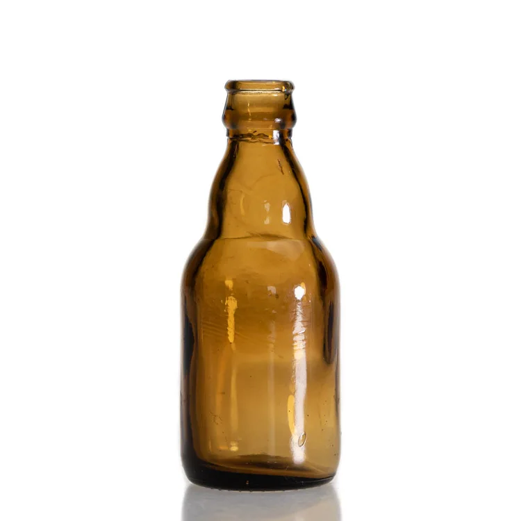 high quality amber 180ml  wine glass bottle with lid