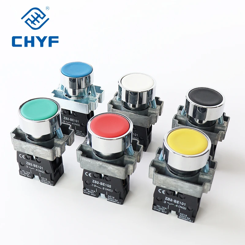 CHYF plastic switch push button household  machine use large buttons for electrical appliances different types push button
