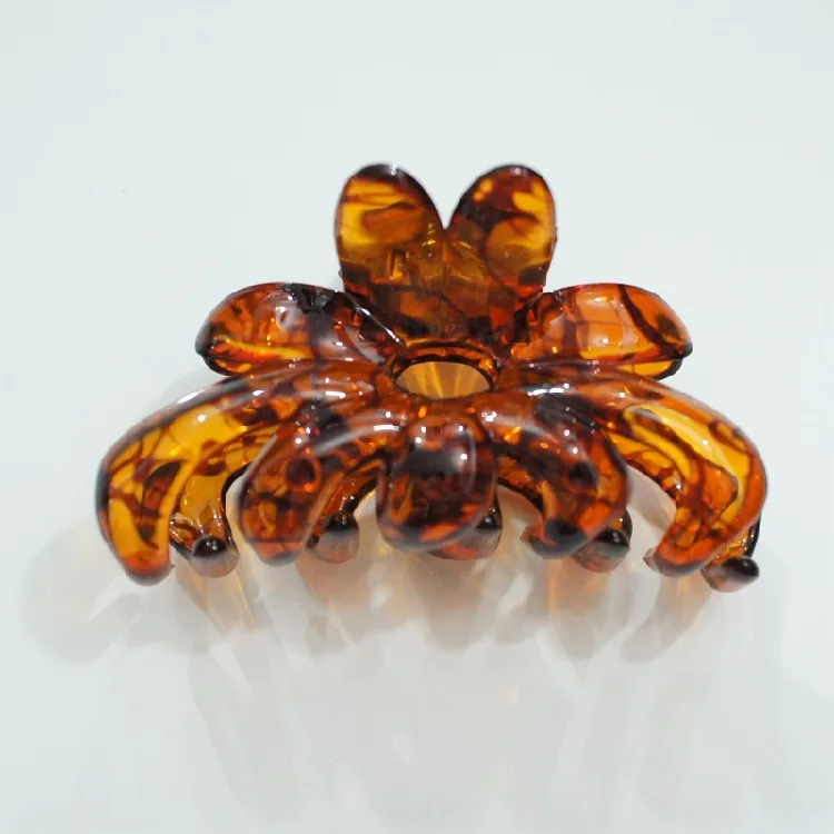 Exquisite simple temperament elegant retro style fashion versatile customizable acetate hair claw shark claw claw clip