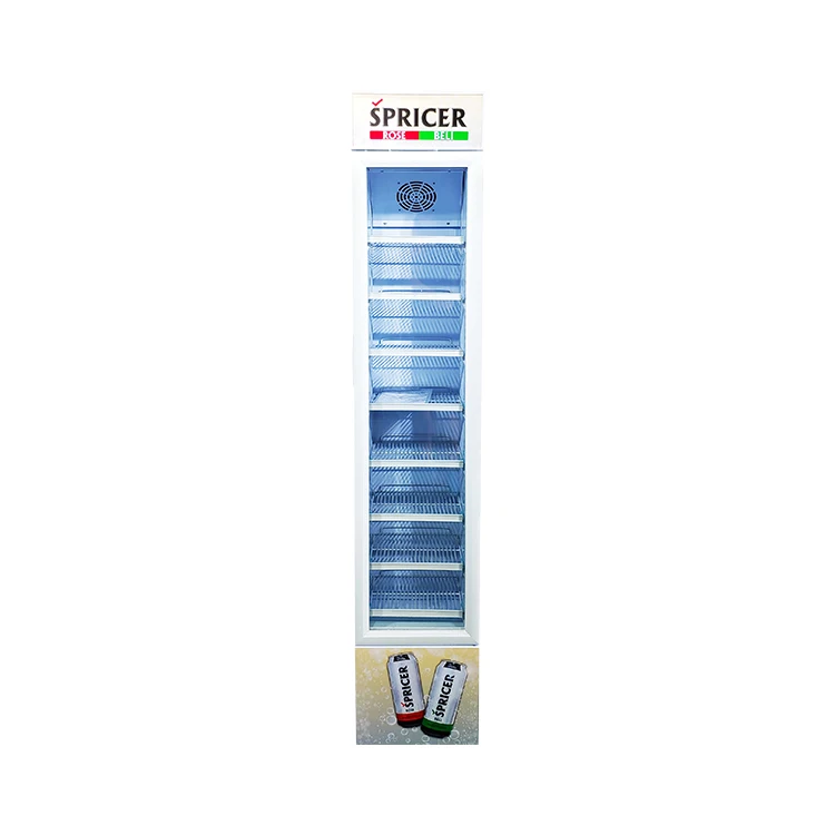 Meisda SC105B 105L коммерческий тонкий дисплей холодильник с деревянной