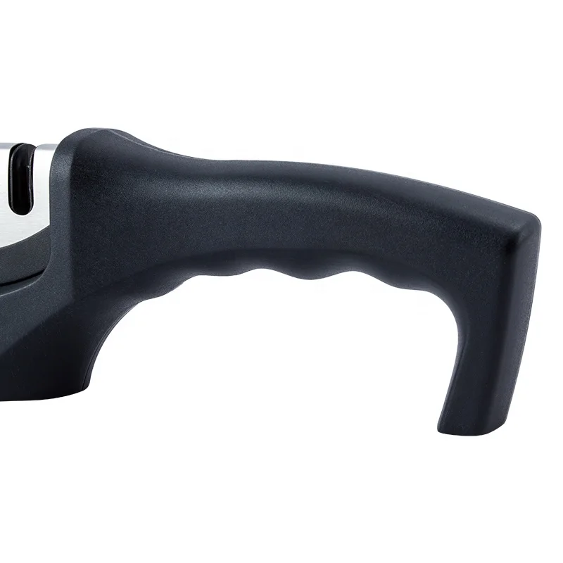 Professional Knife Sharpening Tool Diamond 3-Stage Manual Knife Sharpener Knife with Non-Slip Base