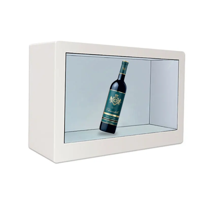 Custom HD 1080P 32 Inch Cabinets Case Video Showcase Flexible Screen Touch Panel Box Monitor Small Transparent LCD Display