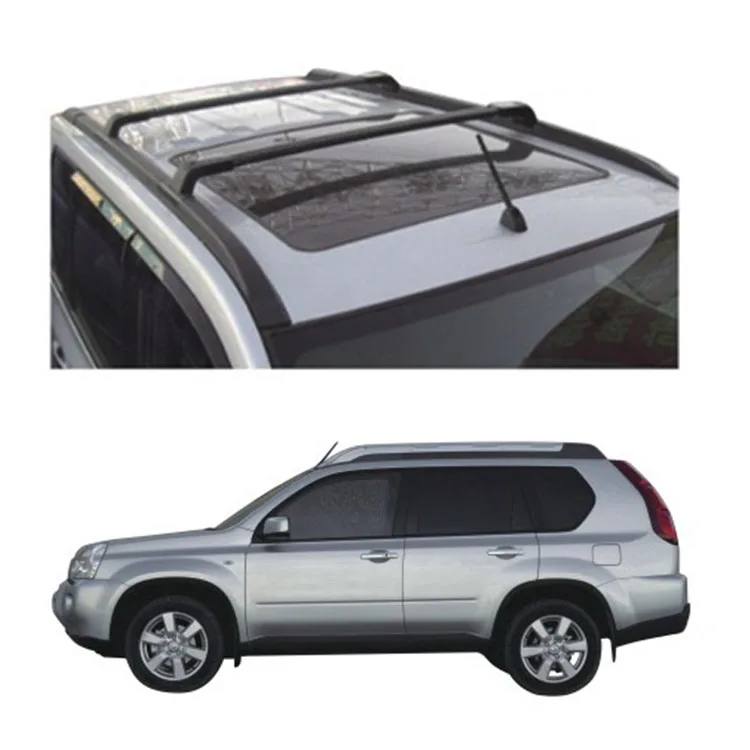 Hot sale Off Road 4X4 Car Accessories Style Aluminum Alloy Cross Bar Car Roof Rack for Nissan X-TRAIL 08-16