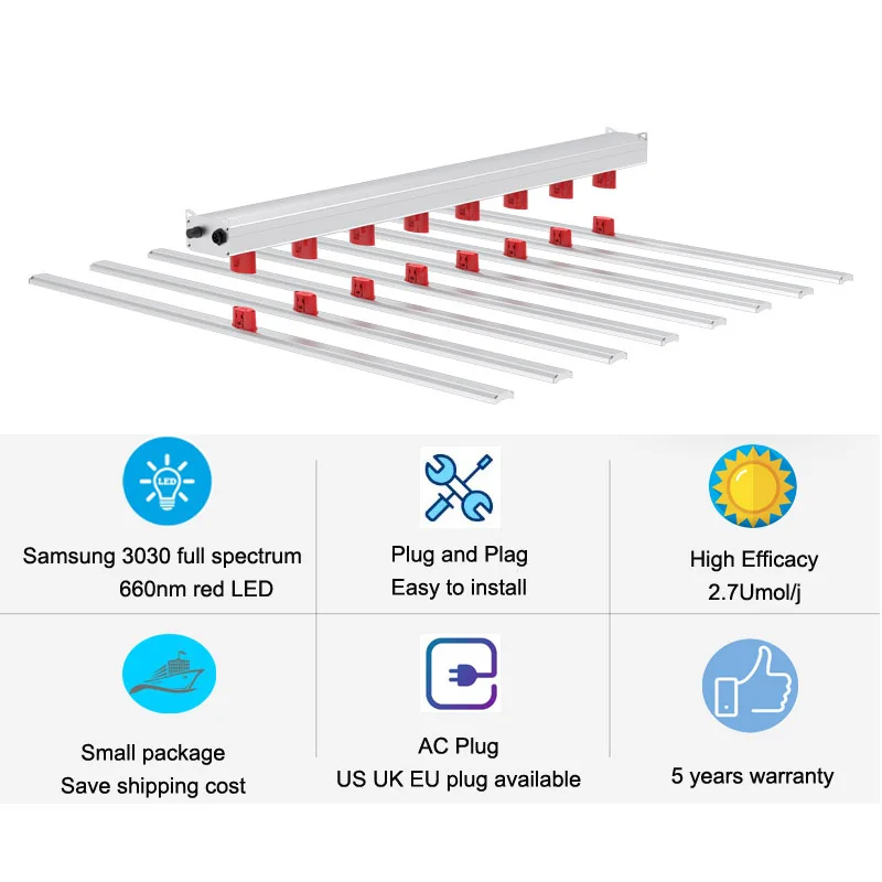 Parfactworks Horticulture Dimmable Lm301h Lm301b Full Spectrum Indoor Led Plant Grow Lamp Light Strip Bar