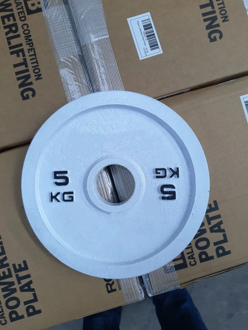 Calibrated Steel Plate free weights for training gym equipment weight plates Powerlifting Plates