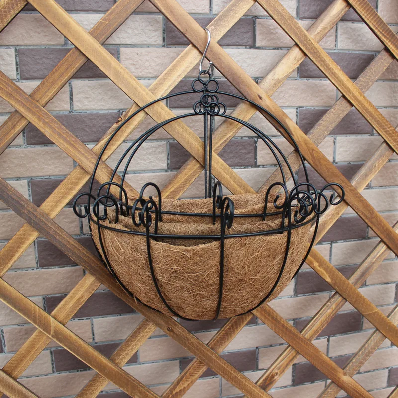 new design degradable round seeding Germination Coconut Coir Pots Coco Baskets for Plants