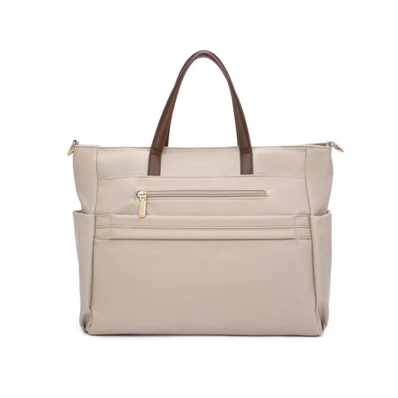 Fashionable Womens Waterproof Oxford Computer Shoulder Bags Handbag Large Business High Quality Laptop Briefcases for Lady